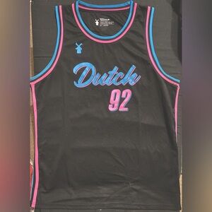 XL (Unisex) Dutch Bros Black, Pink, & Blue 92 Jersey - Limited Edition